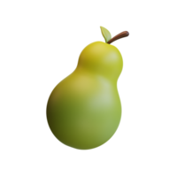 3d pear icon from hello autumn elements collection png