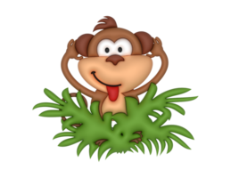 macaco desenho animado clipart png