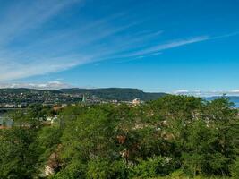 el ciudad de Trondheim en Noruega foto