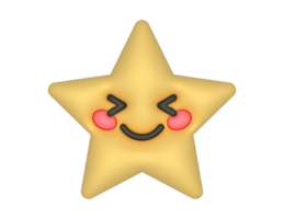 emoji stjärna ikon, transparent bakgrund, png