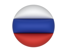 le russe drapeau dans le forme de une sphère png