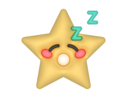 ein Star mit Augen geschlossen und ein Lächeln png