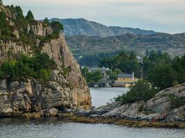 el ciudad de Bergen en Noruega foto