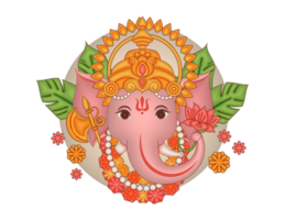 lord ganesha, hindu god, on transparent background png