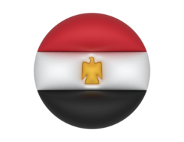 egypt flag in the shape of a ball png