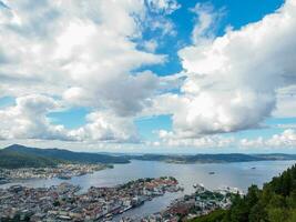 Bergen ciudad en Noruega foto