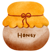 A jar with honey. png