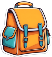 backpack clipart,  ai generative png