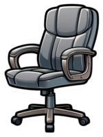 Bureau chaise clipart ai génératif png