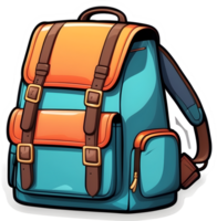 sac à dos clipart, ai génératif png