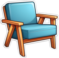 Bureau chaise clipart ai génératif png