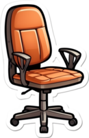 Bureau chaise clipart ai génératif png