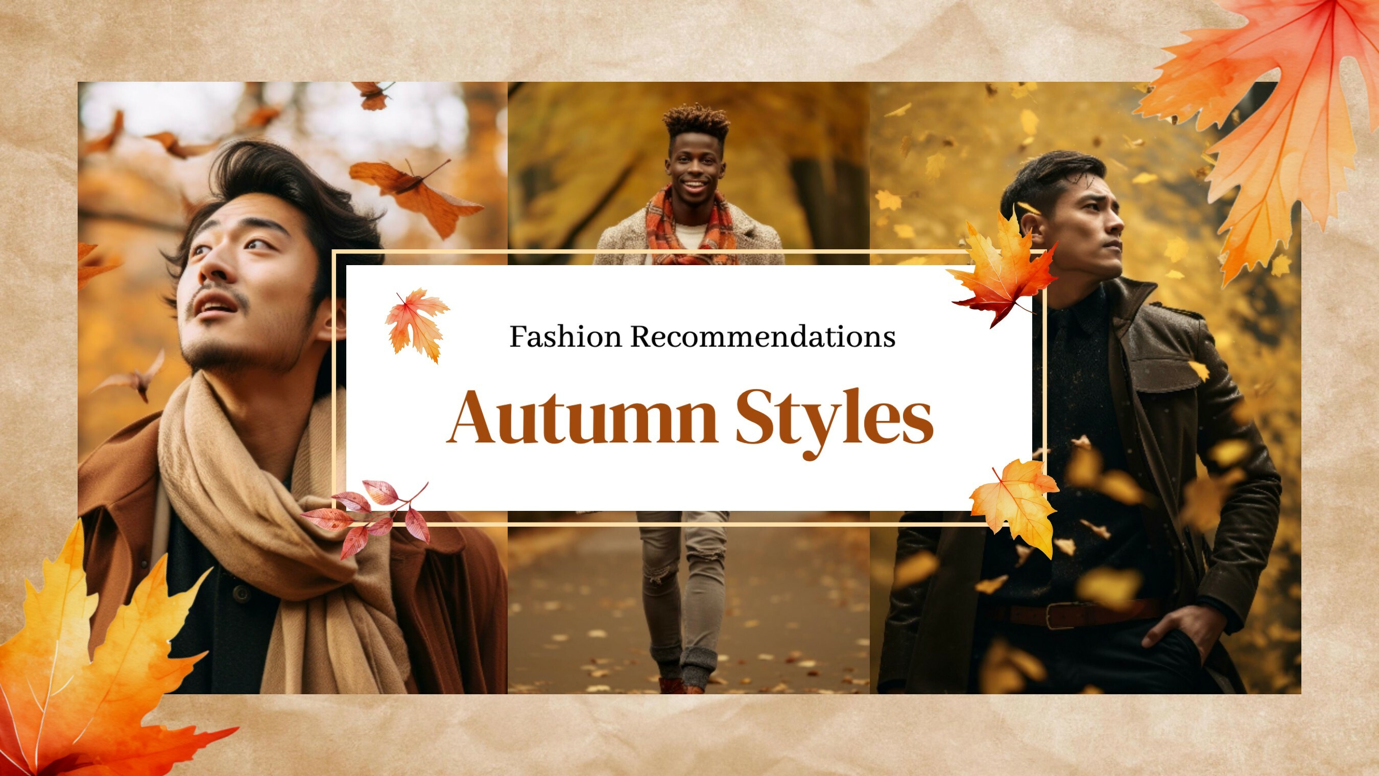 Brown Fashion Style In Autumn Youtube Thumbnail