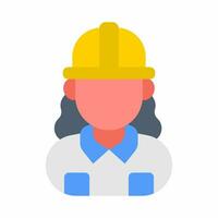 Engineer icon in vector. Illustration photo