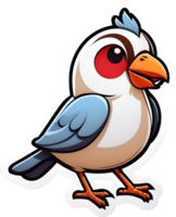 cartoon bird clip art png ai generative