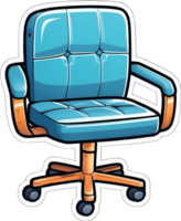 Bureau chaise clipart ai génératif png