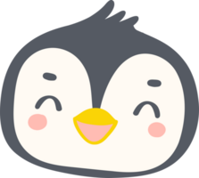 bebé pingüino sonrisa cara png