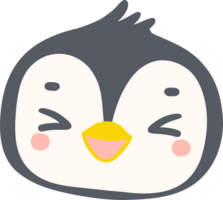 Baby Penguin excited face png