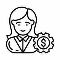Account Manager icon in vector. Illustration photo