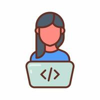 Software Developer icon in vector. Illustration photo