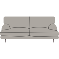 fauteuils medium sofa modern interieur meubilair PNG transparant