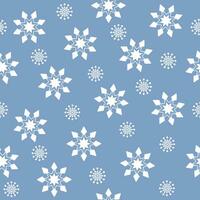 Christmas seamless pattern with snowflakes. Well suited for a Christmas card, banner or poster. vector