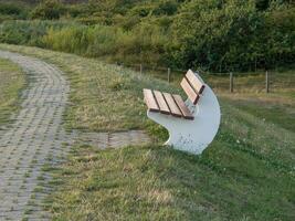 the island of Spiekeroog in germany photo