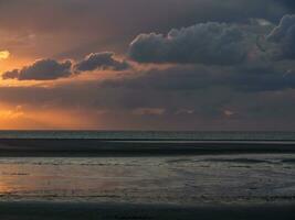 the island of Spiekeroog in germany photo