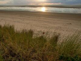 the island of Spiekeroog in germany photo