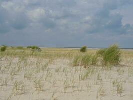 the beach of Spiekeroog photo