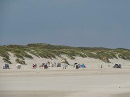 the beach of Spiekeroog photo