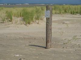 the beach of Spiekeroog photo