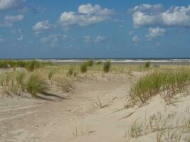 the beach of Spiekeroog photo