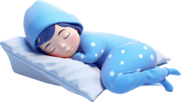 Sleep png with AI generated.