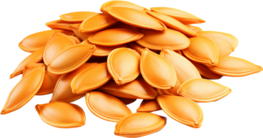 Pumpkin seed png with AI generated.