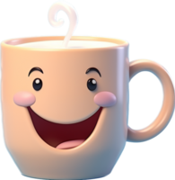 café taza png con ai generado.