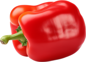 Bell pepper png with AI generated.