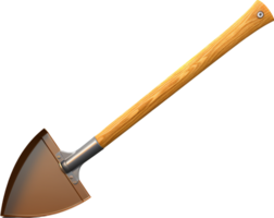 Shovel png with AI generated.