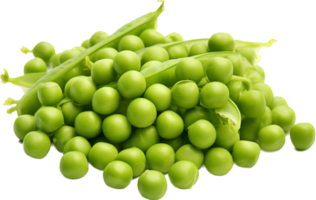 Pea png with AI generated.