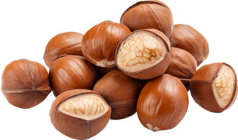 Nuts png with AI generated.