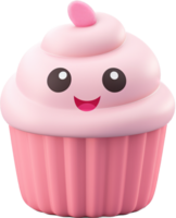 Cupcake png with AI generated.