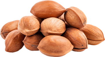 Nuts png with AI generated.