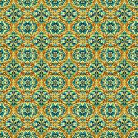 Seamless pattern texture with damask ornament with colorful. decorative elements. Hand drawn Vintage background. photo