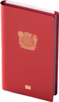 Passport png with AI generated.