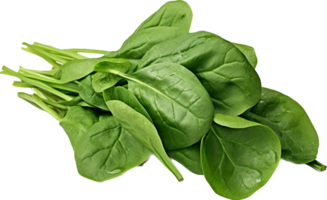 Spinach png with AI generated.