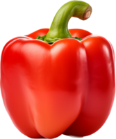 Bell pepper png with AI generated.