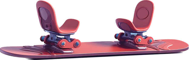 Snowboard png with AI generated.