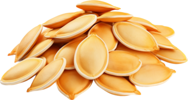 Pumpkin seed png with AI generated.