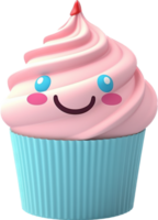 Cupcake png with AI generated.