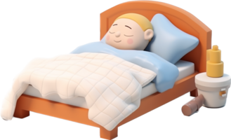 Sleep png with AI generated.